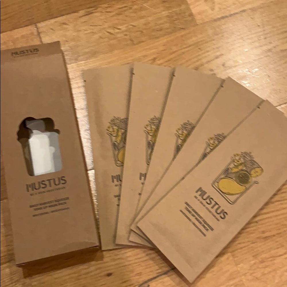 Mustus Kbeauty Sheet Masks